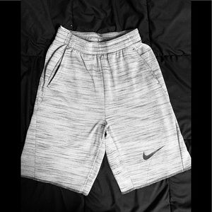 Nike dry-fit gray XL boys workout shorts.